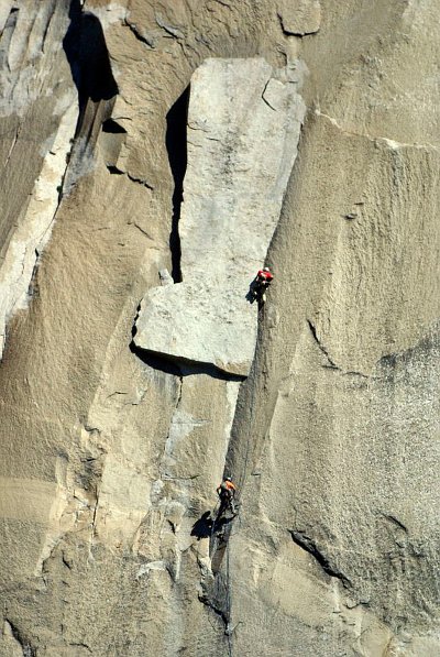 The Boot Flake pitch on The Nose of El Capitan.