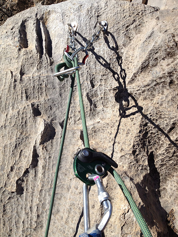 Tech Tip – Rappelling with a GriGri (or Cinch or what have you